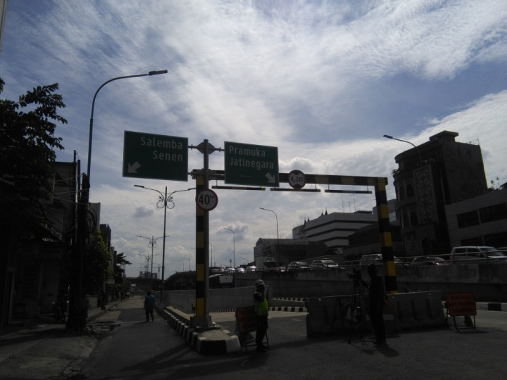 Underpass Matraman Dibuka 10 April