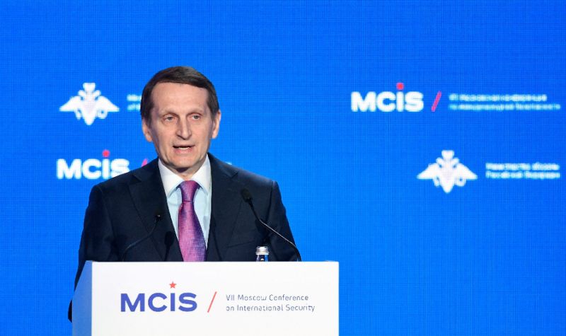 Foreign Intelligence Service head Sergei Naryshkin warned against escalating tensions to Cold War levels. (Photo:AFP/Alexander Nemenov)
