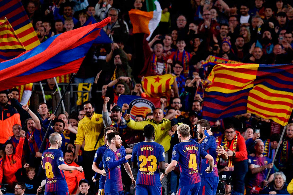 Barca Libas AS Roma 4-1