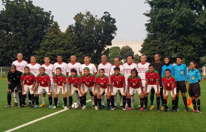 Timnas Putri Indonesia Menang Tipis atas Legenda Indonesia