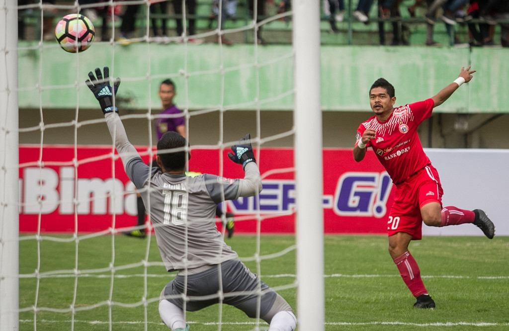 Pertemuan Persija kontra PSMS di Piala Presiden 2018 (ANTARA FOTO/Mohammad Ayudha)