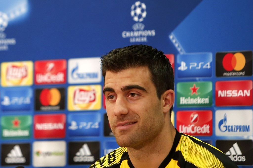 Sokratis Papastathopoulos. (AFP PHOTO / Florian CHOBLET)