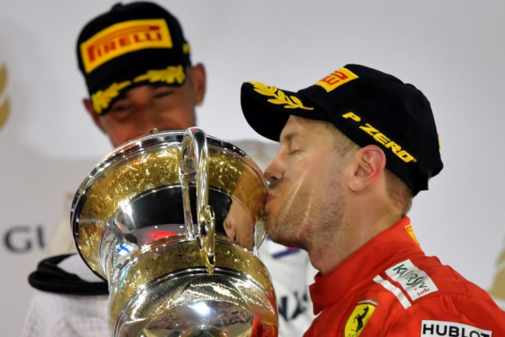 F1 GP Bahrain: Sebastian Vettel Raih Podium Pertama