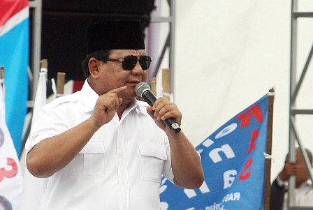 Ketum Gerindra Prabowo Subianto/MI/Susanto