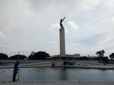 Air Mancur Menari Mempercantik Lapangan Banteng