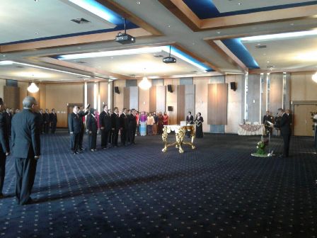 Menhan Lantik Enam Pejabat Eselon I