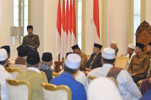 Jokowi Isra Mikraj di Istana Bogor