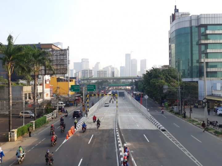 Underpass Mampang-Kuningan Resmi Diuji Coba