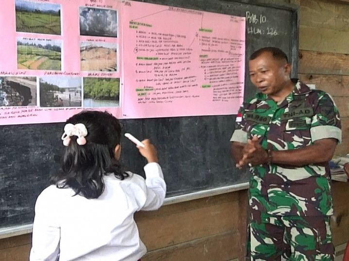 Pengabdian Tentara di Perbatasan Negara