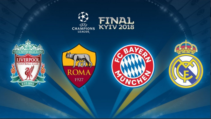 Data dan Fakta Semifinalis Liga Champions 2017--2018