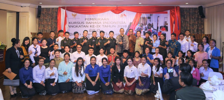 KBRI Vientiane Buka Kursus Bahasa Indonesia