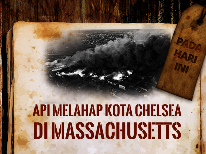 Hari ini: Api Melahap Kota Chelsea di Massachusetts