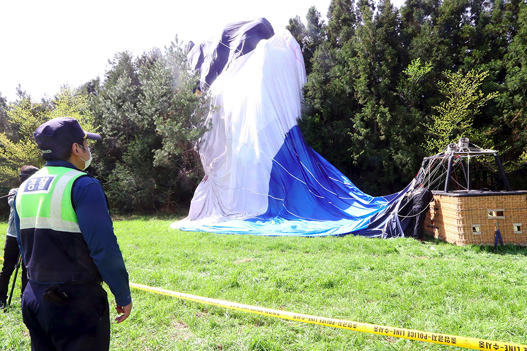 Balon Udara di Jeju Korsel Jatuh, 1 Tewas dan 12 Luka