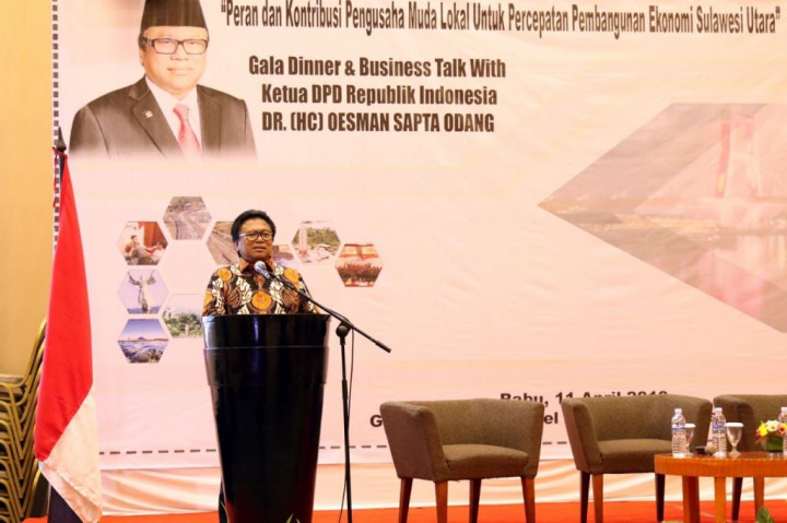 Oesman Sapta Memotivasi Pengusaha Muda di Daerah
