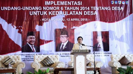 DPD Jelaskan Dana Desa untuk Pembangunan Infrastruktur