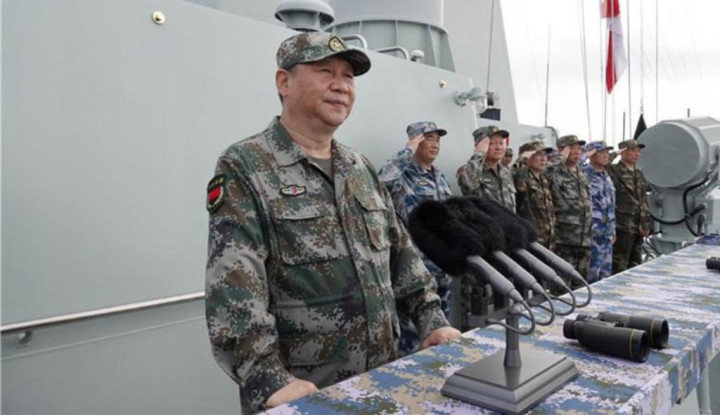 Xi Jinping Pimpin Langsung Latihan Militer di Laut China Selatan