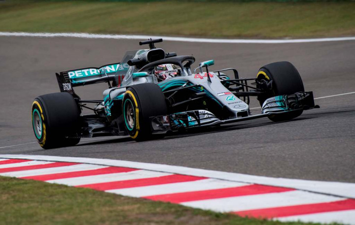Hamilton Pimpin Latihan Bebas Pertama GP Tiongkok