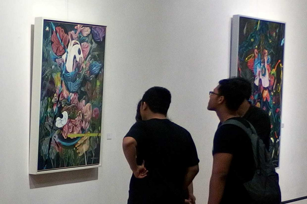 4 Perupa Gelar Pameran Lukisan di Galeri Semarang