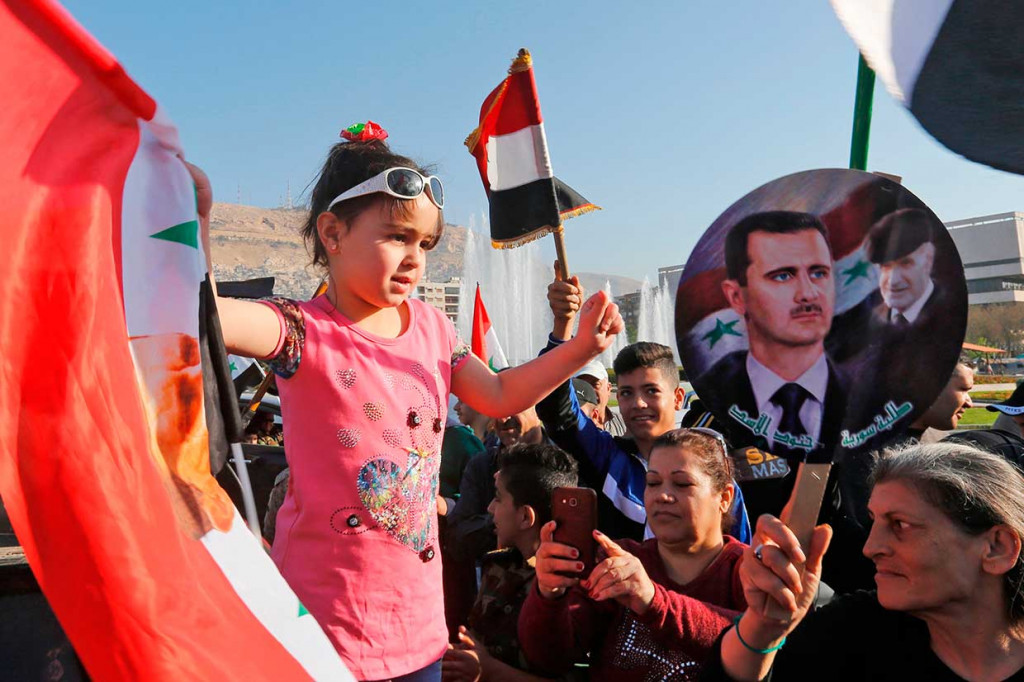 Warga Suriah Kutuk Serangan Koalisi AS