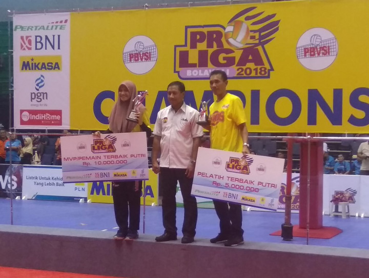 Daftar Pemenang dan Pemain Terbaik Proliga 2018