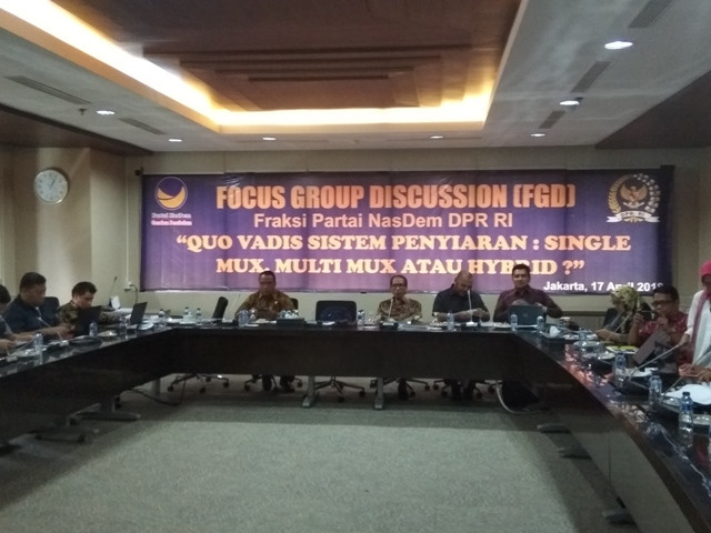 Fraksi NasDem Dukung Sistem Penyiaran Hybrid