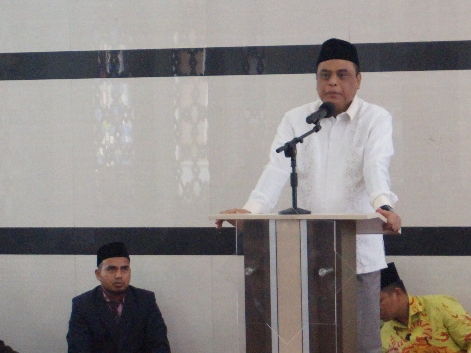 Wakapolri Komjen Syafruddin di Pondok Pesantren Modern Tazzaka, Kecamatan Bandar, Kabupaten Batang, Jawa Tengah. Foto: Medcom.id /Kuntoro Tayubi