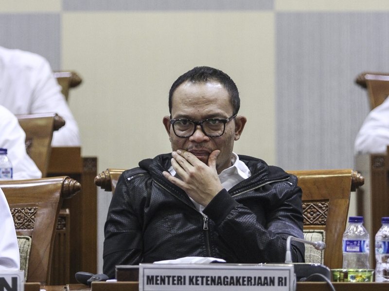 Menteri Ketenagakerjaan Hanif Dhakiri. Foto: Antara/Dhemas Reviyanto
