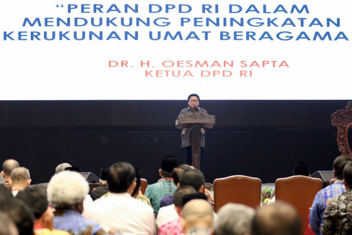 Ketua DPD Berharap Kerukunan dan Toleransi Tetap Terjaga