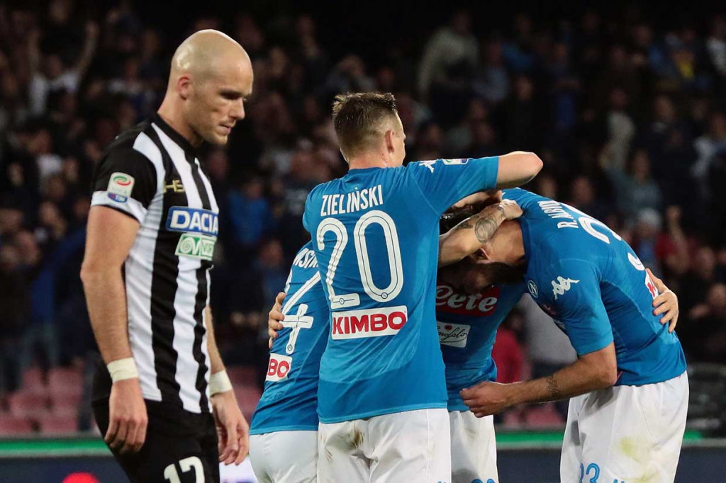 Dua Kali Tertinggal, Napoli Tekuk Udinese 4-2