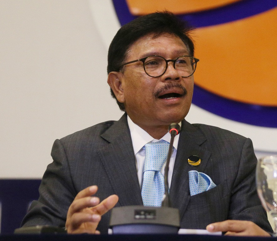 Sekjen Partai NasDem Johnny G. Plate. MI/Ramdani.