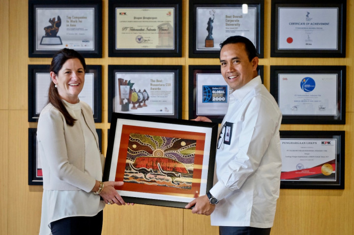 Telkom dan Telstra Kerja Sama Tingkatkan Kualitas Karyawan