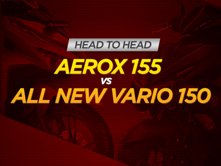 Infografis: Head to Head Aerox 155 vs All New Vario 150