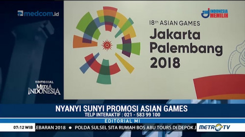 Nyanyi Sunyi Promosi Asian Games