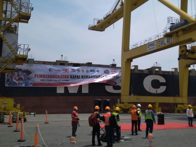 1.000 Ton Beras untuk Suriah Diberangkatkan dari Belawan