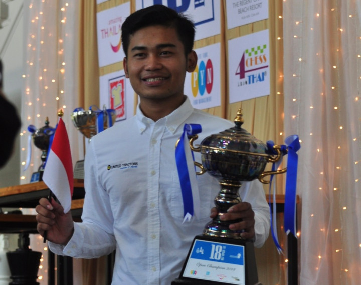 Novendra Priasmoro Juara di Bangkok Open 2018