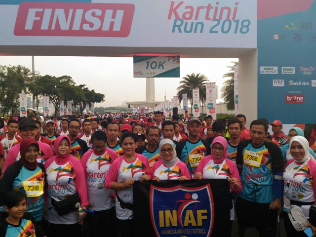Ibu Negara Lepas Kartini Run 2018 di Monas
