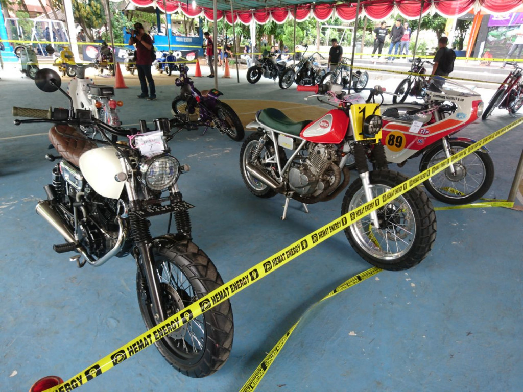 Kontes motor custome di SMA Tunas Jakasampurna. Medcom,id/Ekawan Raharja