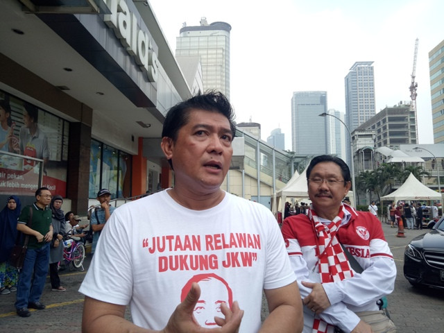 Koordinator Gerakan Nasional Jutawan Dukung Jokowi Sylver Maturina--Medcom.id/Intan Yunelia.