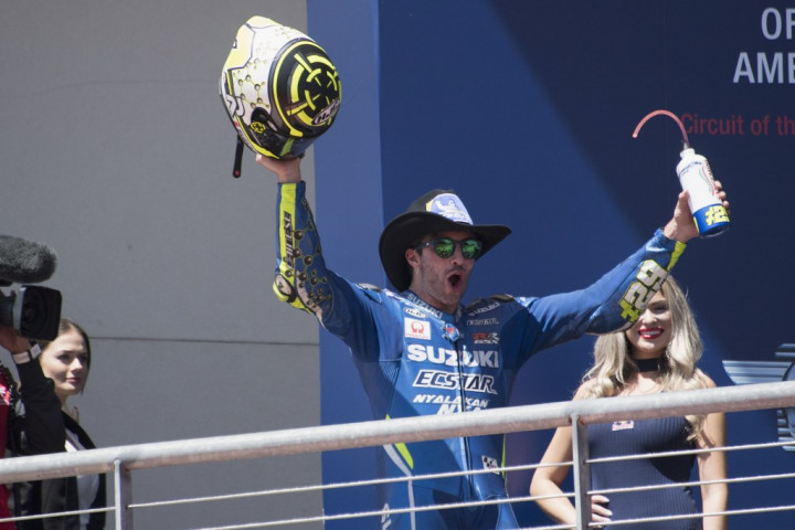 Kata Iannone ketika Naik Podium Perdana untuk Suzuki