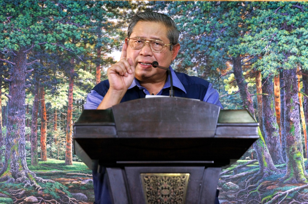 Presiden ke-6 RI Susilo Bambang Yodhoyono (SBY)--MI/Bary Fathahilah