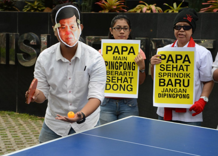 Dokter Perbolehkan Novanto Main Tenis Meja Pascaoperasi