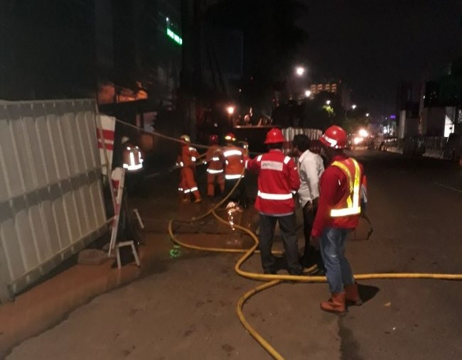Pipa Gas Milik PGN di Cakung Bocor