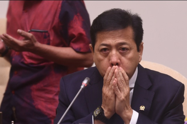 Hak Politik Novanto Dicabut
