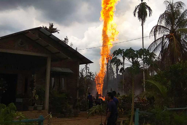 Sumur Minyak di Aceh Meledak, 10 Orang Tewas