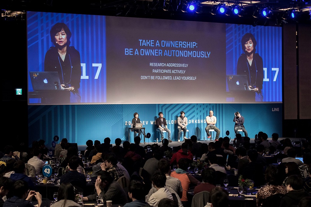 LINE DEV WEEK 2018 di Seoul, Korea Selatan.