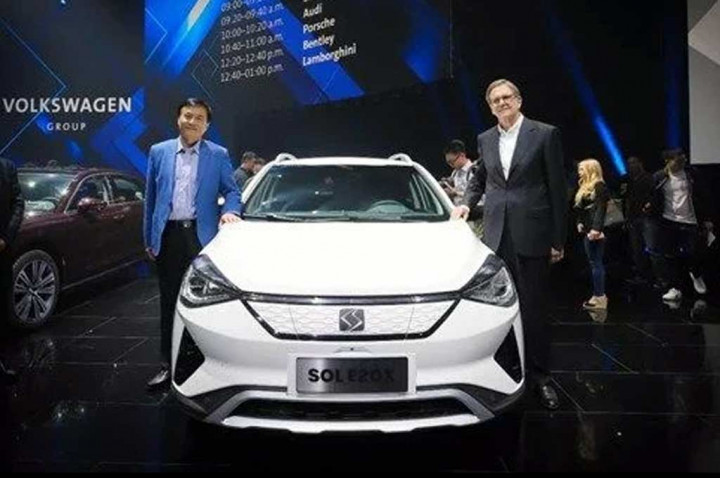 SOL E20X, Crossover Listrik Volkswagen Nongol di Beijing