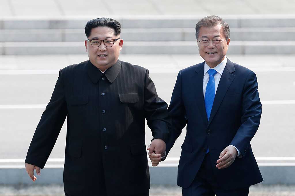 Pertemuan Bersejarah Dua Pemimpin Korea