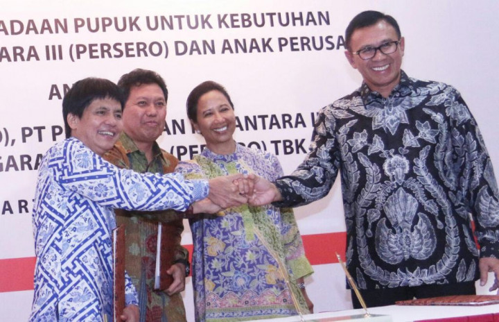 BNI Sinergi Kebutuhan Pupuk dengan Pupuk Indonesia-PTPN III