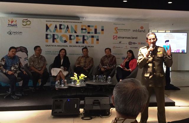 Sandiaga Promosikan Rusun DP 0 Rupiah ke Milenial