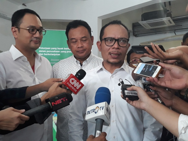 Menaker Hanif Dhakiri. Medcom/Sunnaholomi Halakrispen